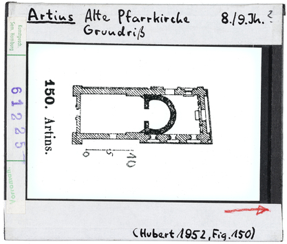 Vorschaubild Artius: Alte Pfarrkirche, Grundriss 